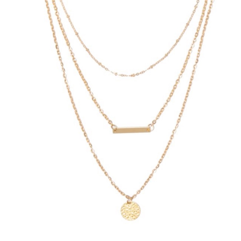 🔹New🔹Horizontal Circle Bar Necklace